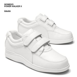 Hush Puppies white Power Walkers ll